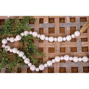 White Bead Garland