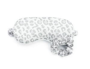 Lemon Lavender Silky Satin Eye Mask & Scrunchie Set
