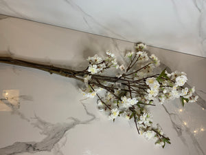 White Dogwood Branches - GoldenLadderInteriors