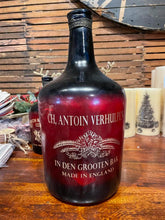Load image into Gallery viewer, Red Transparent Bottle Vases w/Script
