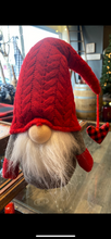 Load image into Gallery viewer, Valentines Gnomes W/Red Hat and White Braids
