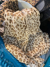 Load image into Gallery viewer, Leopard Chiffon Scarfs
