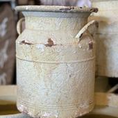 Load image into Gallery viewer, Cream Distressed Milk Jars
