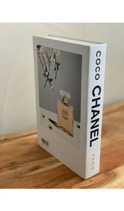 Coco Chanel Perfume Bottle - Faux Coffee Table Book – GoldenLadderInteriors