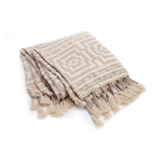 Hypnotic Throw Blanket by Makers Collective - GoldenLadderInteriors
