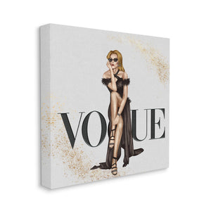 Vogue Female Black Dress  Brand Canvas