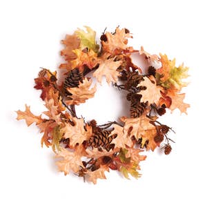 Fall Maple Oak Wreath