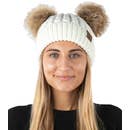 Load image into Gallery viewer, Double Pom Beanie
