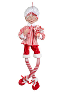 Red Chef Hanging Elf