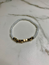 Load image into Gallery viewer, Stone and Gold Bracelet - GoldenLadderInteriors
