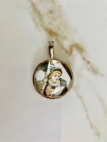 Girl Pendant - GoldenLadderInteriors