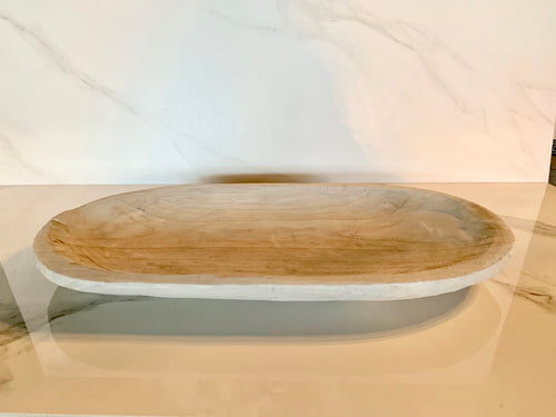 Wooden Tray - GoldenLadderInteriors