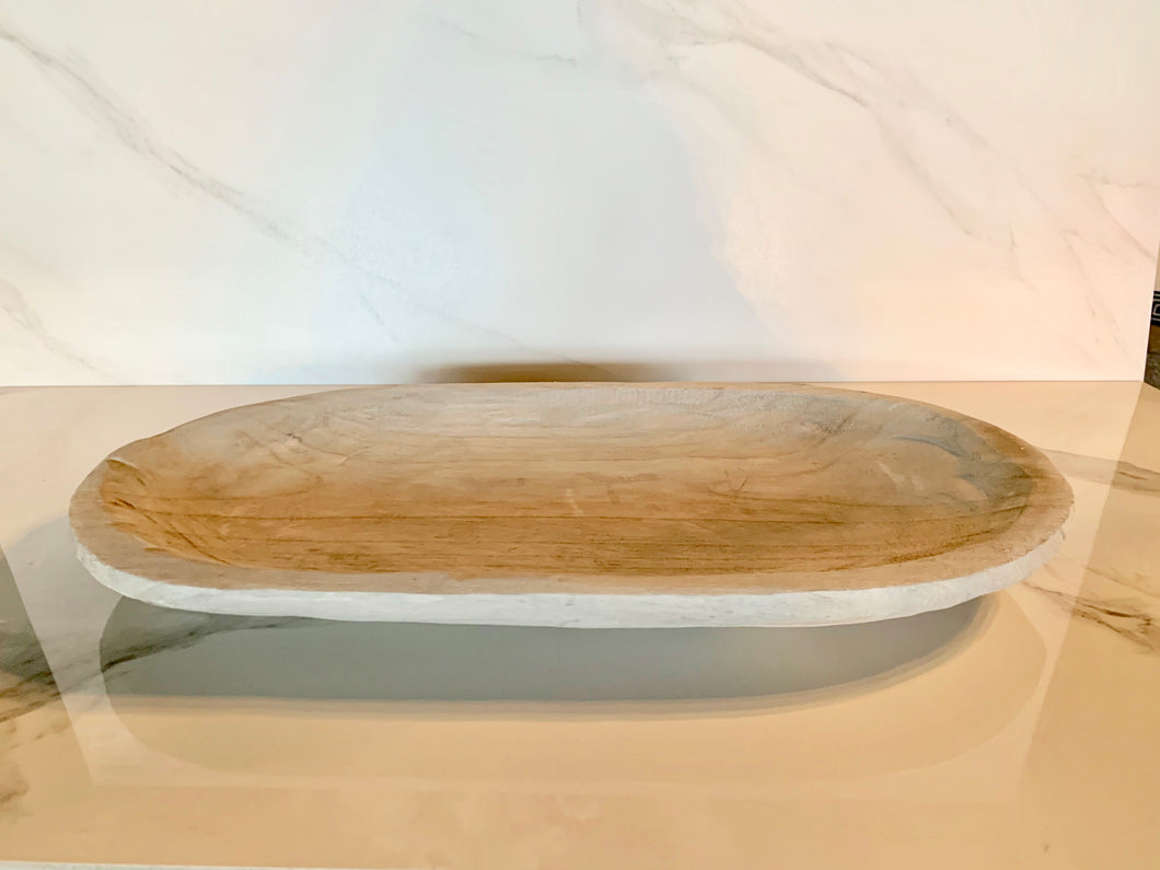 Wooden Tray - GoldenLadderInteriors