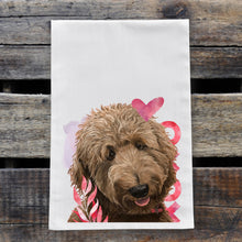 Load image into Gallery viewer, Valentine&#39;s Day Animal print Tea Towels
