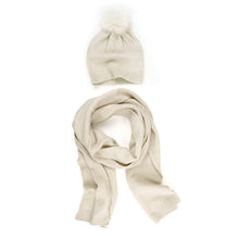 Load image into Gallery viewer, Jack &amp; Missy Essential Hat &amp; Scarf Knitwear Set Open
