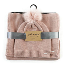 Load image into Gallery viewer, Jack &amp; Missy Essential Hat &amp; Scarf Knitwear Set Open
