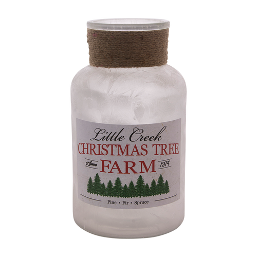 Little Creek Tree Farm Jar - GoldenLadderInteriors