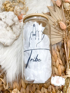 Bride Tribe Decorative Drinking Glass