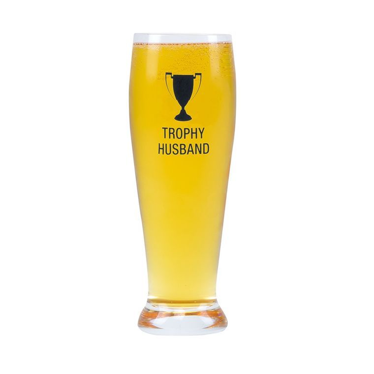 Trophy Husband Glass Pilsner