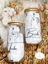 Load image into Gallery viewer, Bride Tribe Decorative Drinking Glass
