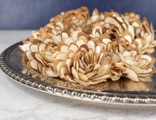 Load image into Gallery viewer, Almond wood 3&quot; Flower.
