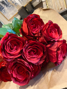 27.5" LG Cottage Rose Bud Spray