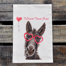 Load image into Gallery viewer, Valentine&#39;s Day Animal print Tea Towels
