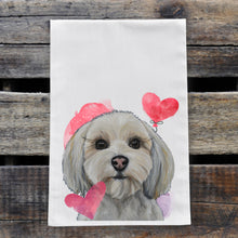 Load image into Gallery viewer, Valentine&#39;s Day Animal print Tea Towels
